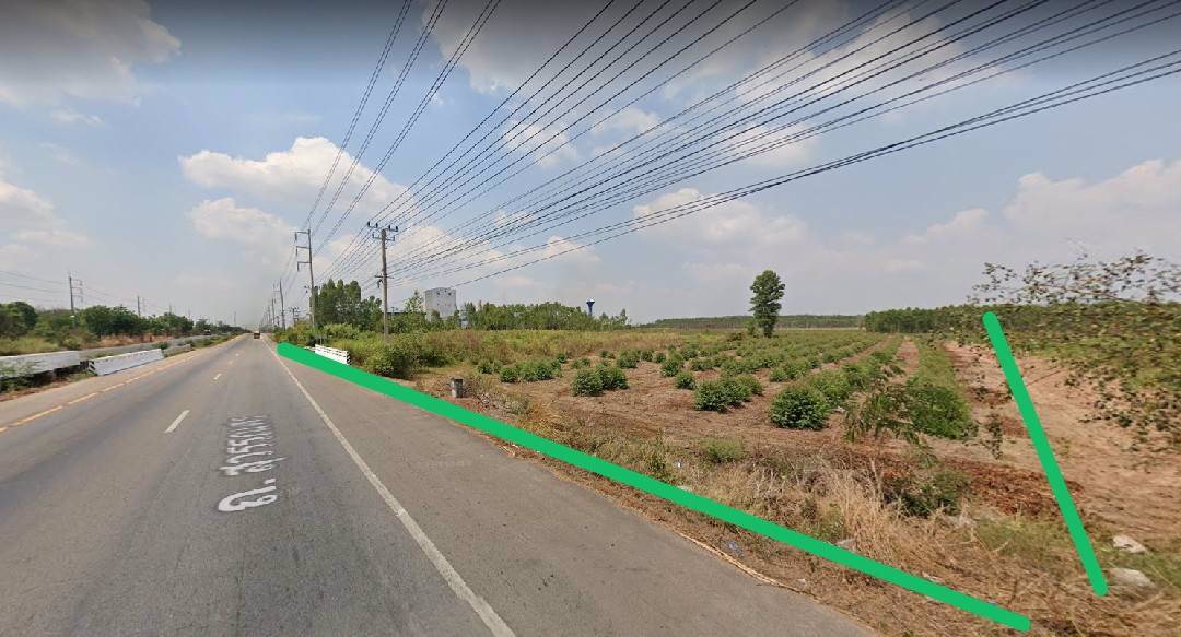 ขายที่ดินปราจีนบุรี-อำเภอกบินทร์บุรี-แปลงใหญ่-98-2-69-ไร่-ติดถนนสุวรรณศร-ใกล้แยกกบินทร์บุรี-สร้างโรง