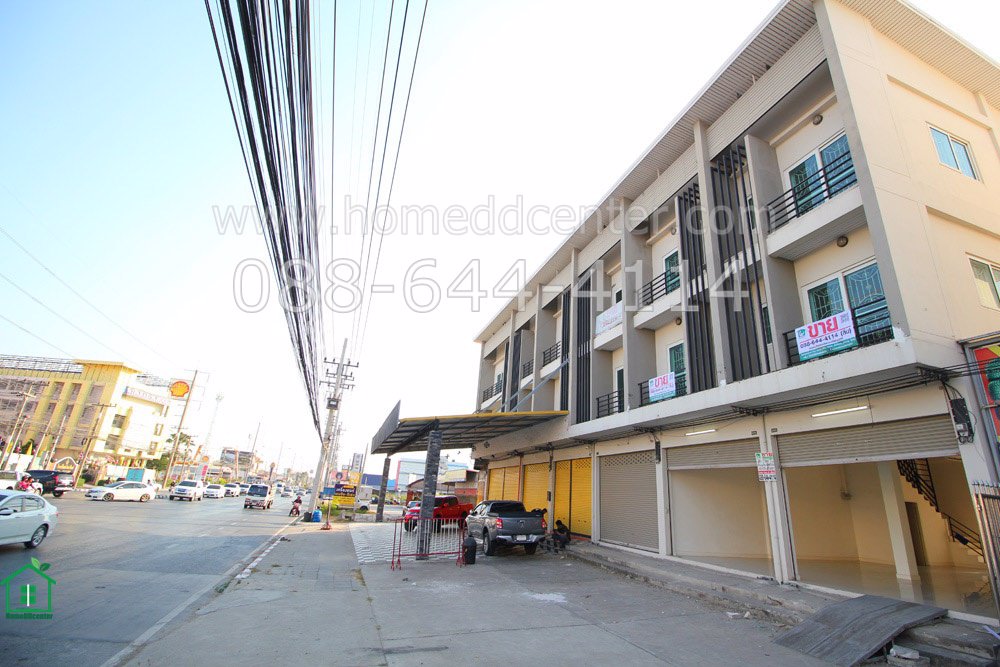 ขายอาคารพาณิชย์-3-ชั้น-2-คูหาทะลุกัน-พื้นที่รวม-71-ตรว-ปทุมธานี-ติดถนนปทุม-สามโคก