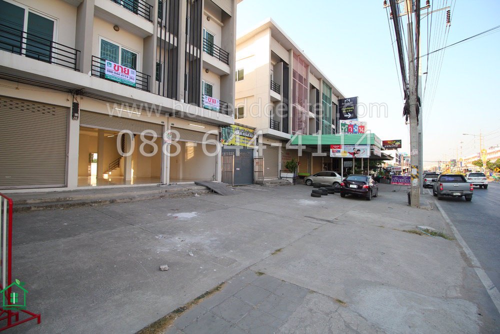 ขายอาคารพาณิชย์-3-ชั้น-2-คูหาทะลุกัน-พื้นที่รวม-71-ตรว-ปทุมธานี-ติดถนนปทุม-สามโคก