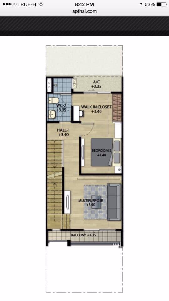 ให้เช่าทาวน์โฮม3ชั้นซอยอ่อนนุช-17ใกล้btsอ่ออนุช