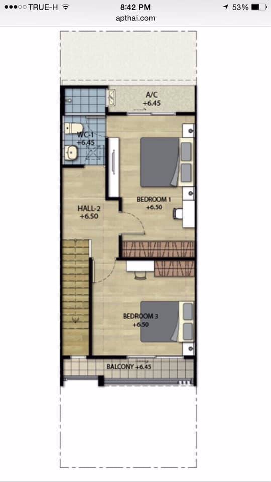 ให้เช่าทาวน์โฮม3ชั้นซอยอ่อนนุช-17ใกล้btsอ่ออนุช