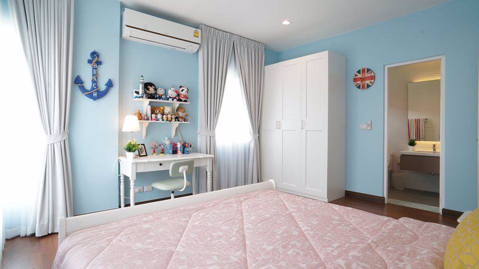 ให้เช่าบ้านเดี่ยวใกล้mega-บางนาหมู่บ้านลัดดารมย์บางนากม-7ตกแต่งพร้อมอยู่