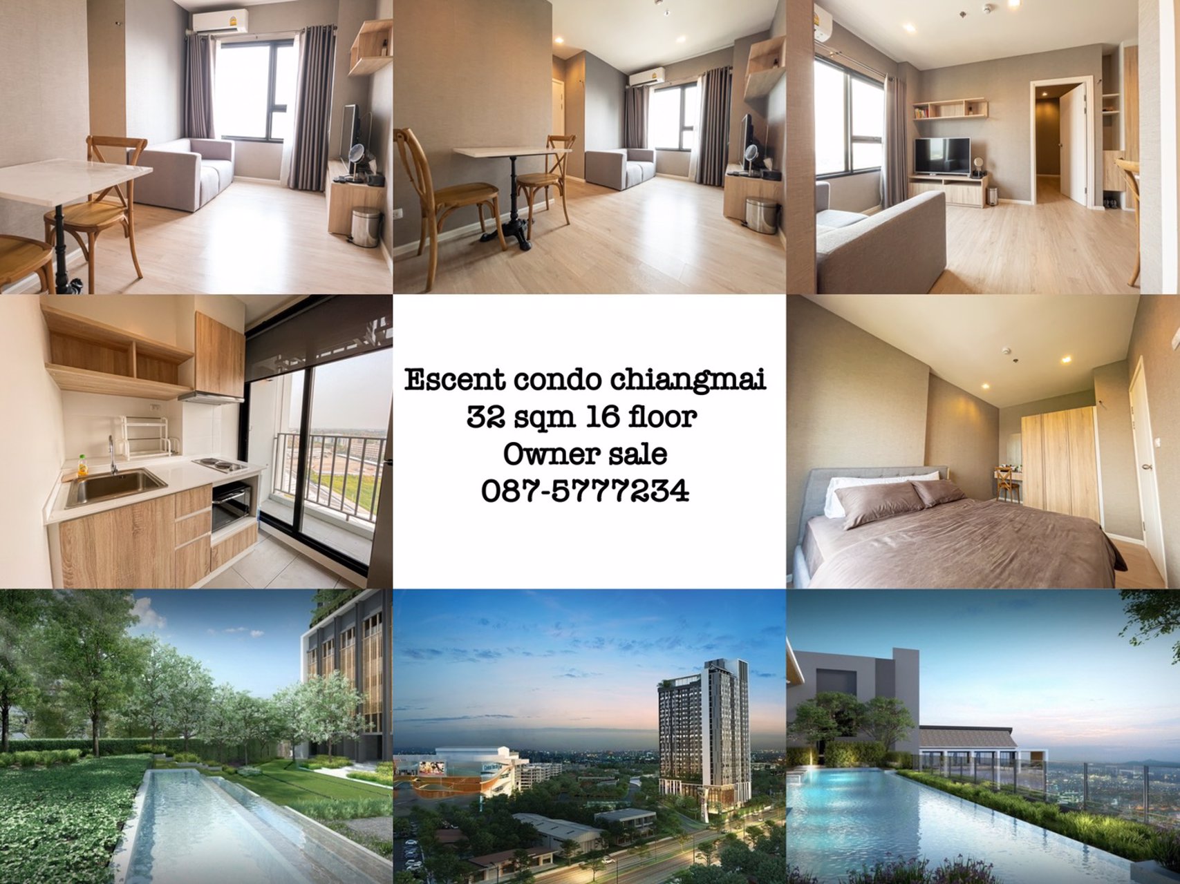 ขาย-คอนโด-escent-chiangmai-ทำเลดี-ติด-central-festival-ห้องมุม-ชั้น-16-ตกแต่งใหม่-พร้อมอยู่