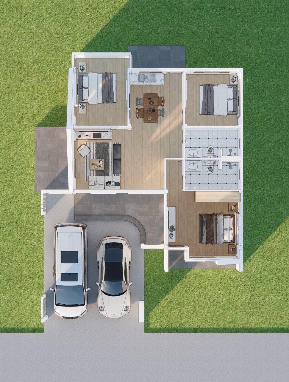 บ้านเดี่ยวชั้นเดียว-muji-minimal-style