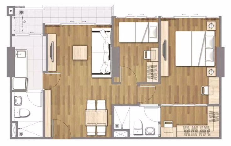ขายต่ำกว่าราคาตลาด-และราคาประเมิน-คอนโด-the-tree-interchange-ใกล้-mrt-บางโพ-ห้อง-2-bed-ขนาด-75-ตรม