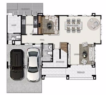 ขายบ้านเดี่ยว-สไตล์-luxury-nordic-บางกอกบูเลอวาร์ด-พระราม-9-ขนาด-693-ตรวหลังริม-บ้านเปล่า-สภาพดี-ร