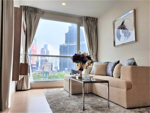 for-sale-with-tenant-rhythm-sathorn-1br-55sqm-72mthb-bts-saphan-taksin-nice-room-best-price