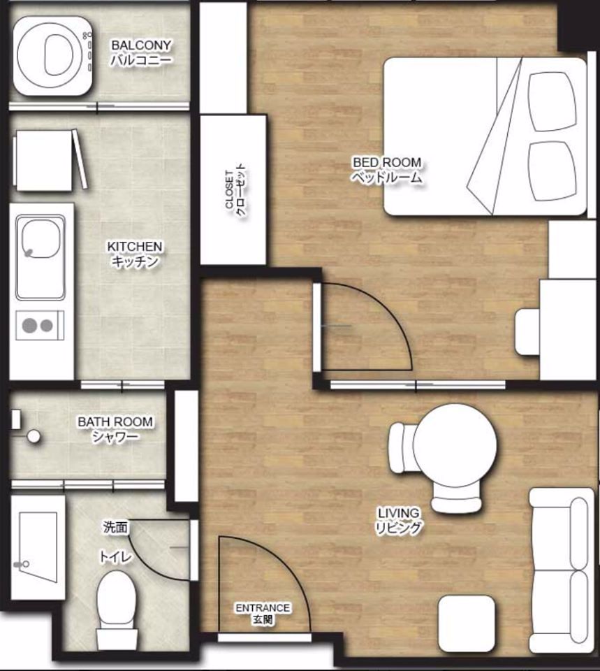 ให้เช่า-for-rent-life-sukhumvit-65-1-bedroom-1-bathroom