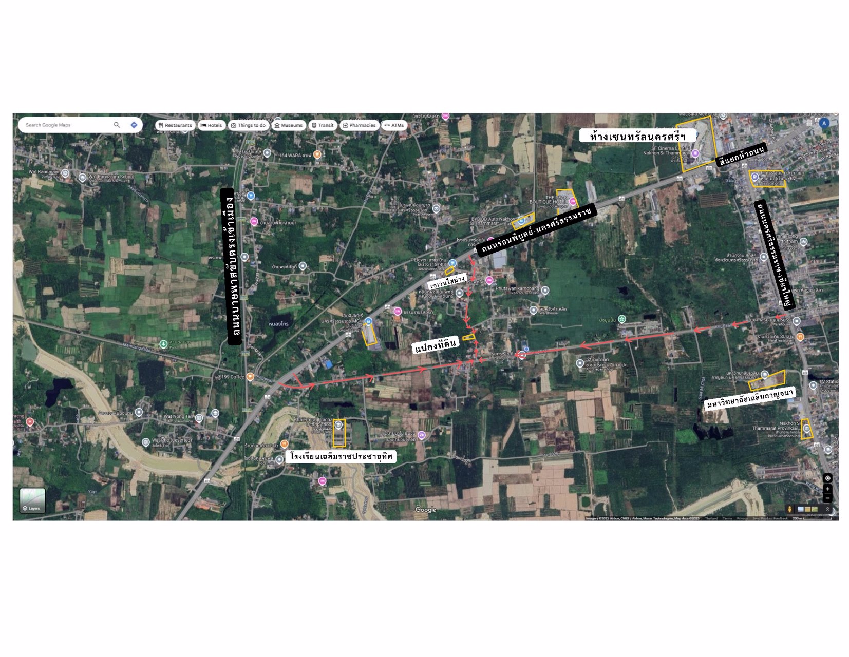 แบ่งขายที่ดินจัดล็อค5dใกล้เซ็ลทรัลนครศรี2กมล็อคละ60ตรว520000บาท{ราคาต่อรองได้}พร้อมจบทันที