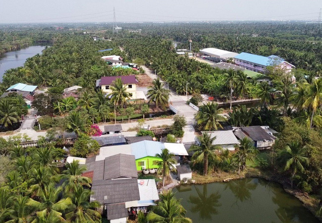 ขายที่ดิน-ตำบลหลักสาม-อำเภอบ้านแพ้ว-สมุทรสาคร-ถนนบ้านแพ้ว