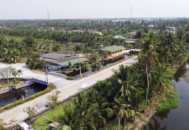 ขายที่ดิน-ตำบลหลักสาม-อำเภอบ้านแพ้ว-สมุทรสาคร-ถนนบ้านแพ้ว