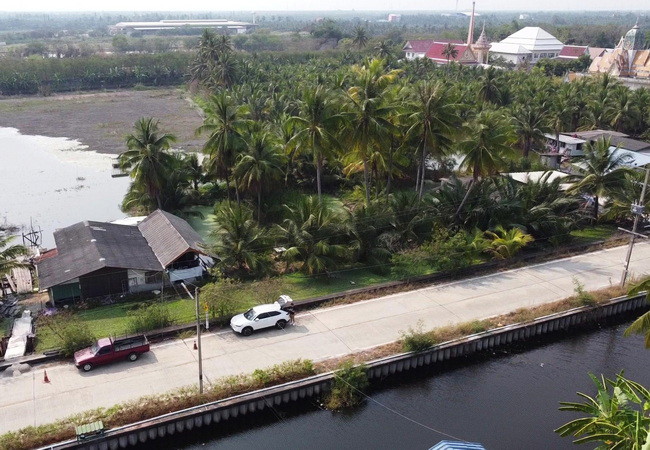 ขายที่ดิน-ตำบลหลักสาม-อำเภอบ้านแพ้ว-สมุทรสาคร-ถนนบ้านแพ้ว