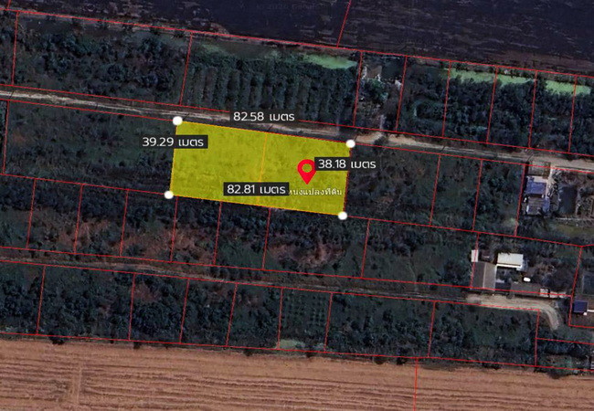 ขายที่ดิน-ตำบลบัวปากท่า-อำเภอบางเลน-นครปฐม-ถนน3422