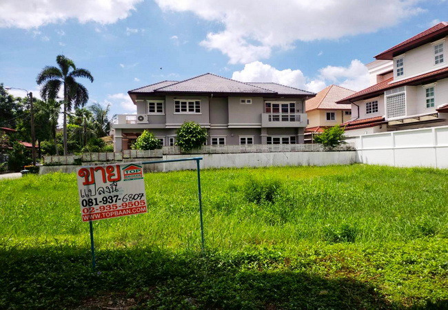 ขายที่ดิน-หมู่บ้านแมกไม้-ซอยรามอินทรา-103-3-เนื้อที่-1638-ตรว-แปลงมุม