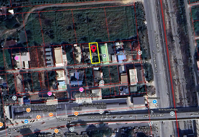 ขายที่ดิน-ซอยเจริญพร-ถนนกําแพงเพชร-6-หลักหก-เมืองปทุมธานี-เนื้อที่-112-ตรว