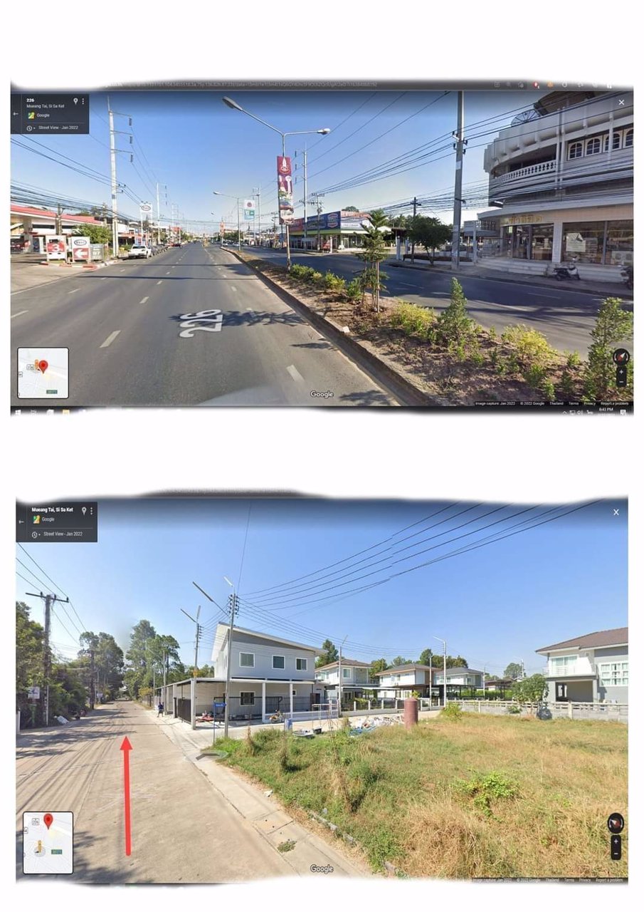 ที่ดินแปลงหัวมุม-เทศบาลเมืองศรีสะเกษ-ใกล้ตลาดยูเทิร์น