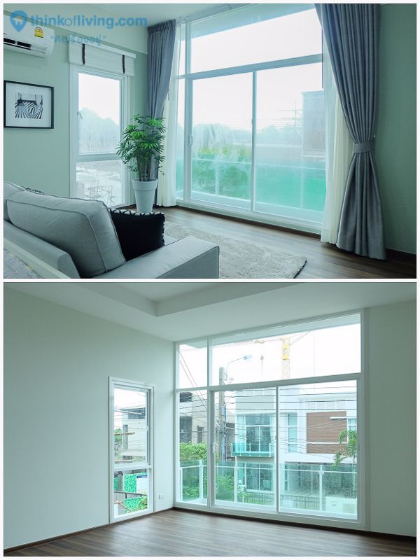 ขายบ้านเดี่ยว-2-ชั้น-หลังมุม-ถนนเมน-ติดกับสวนส่วนกลาง-ไม่มีสายไฟ-กรุงเทพกรีฑาตัดใหม่-ลาดกระบัง-กรุงเ