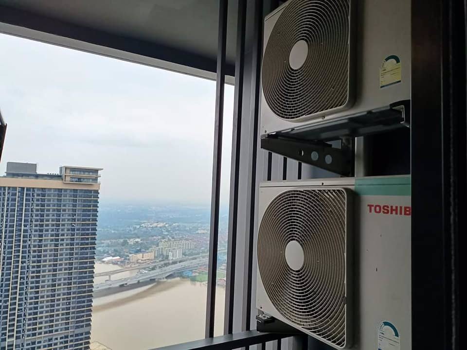 ให้เช่าคอนโด-เดอะ-โพลิแทน-อควา1ห้องนอนชั้น18อาคารb-ใกล้mrtพระนั่งเกล้า