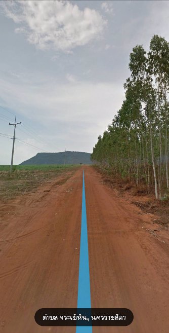 ขายที่ดิน-ภบท5-หน้ากว้างติดถนน-มีไฟฟ้าผ่าน-ครบุรี-นครราชสีมา