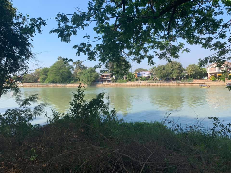 ขายที่ดิน-641-ตรว-หน้าติดถนน-หลังติดแม่น้ำเจ้าพระยา-ที่ดินเข้าได้-2-ทาง-อยุธยา