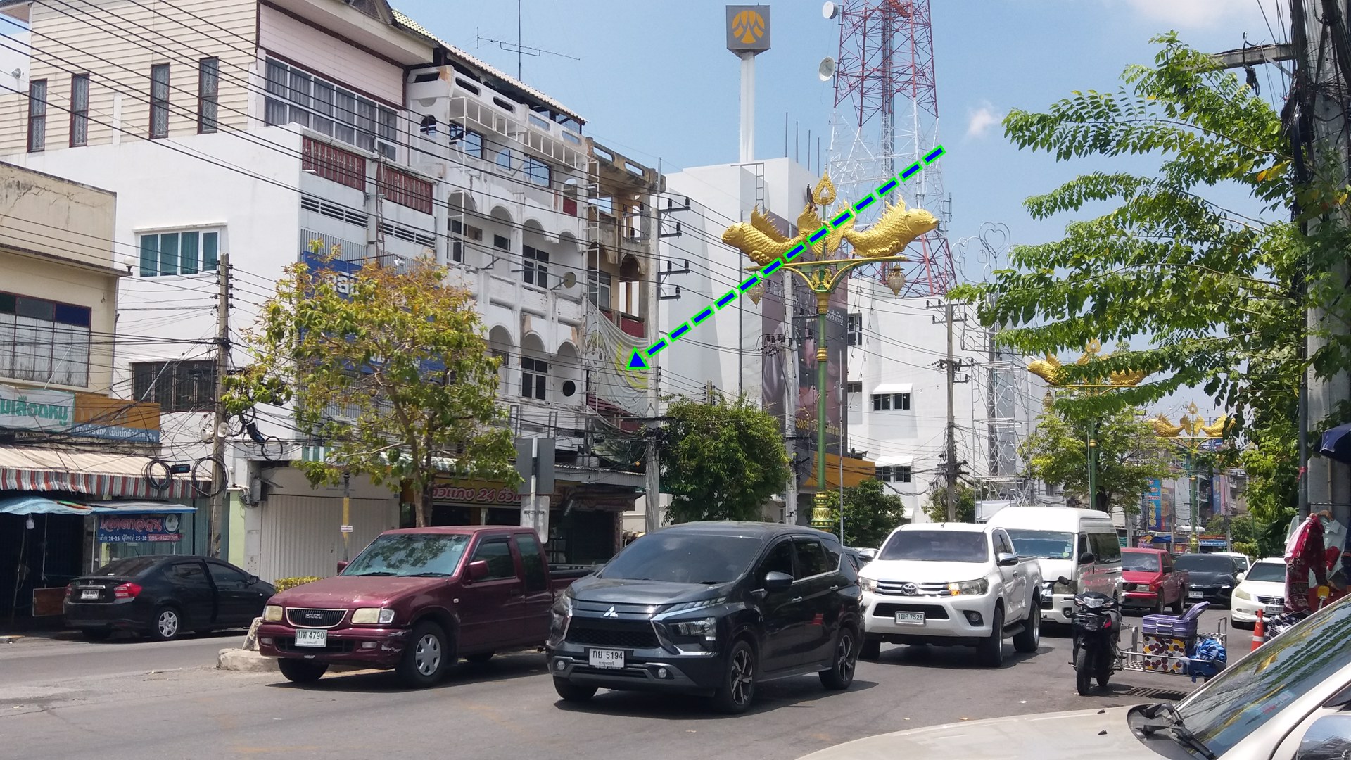 ให้เช่าอาคารพาณิชย์-ห้องหัวมุม-ใจกลางเมืองกาญจนบุรี-ติดถนนทางหลวง-ตลาดโต้รุ่ง-รร-ธนาคาร