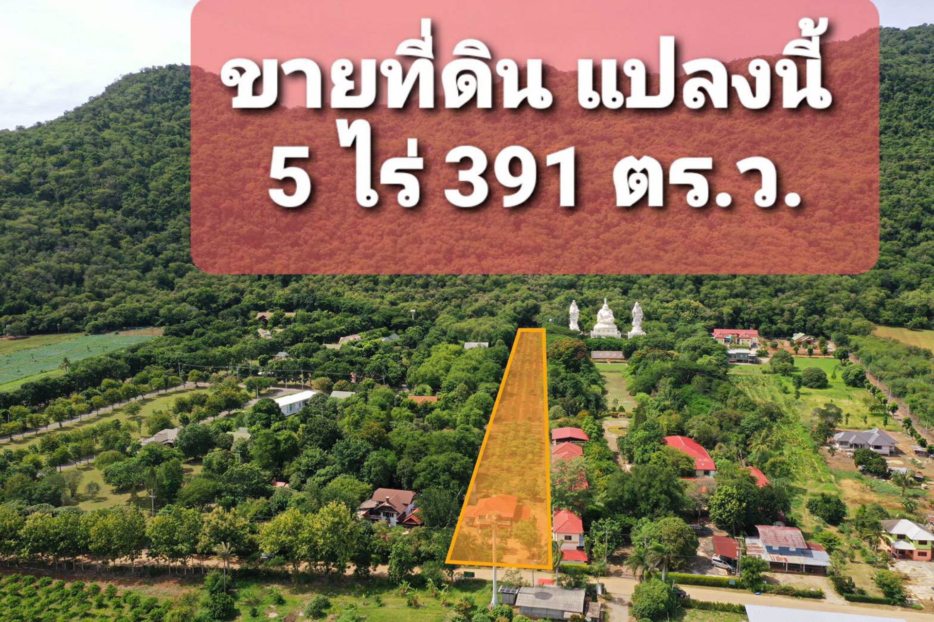 ขายที่ดินเขาใหญ่-หน้าติดถนนหลังติดเขา