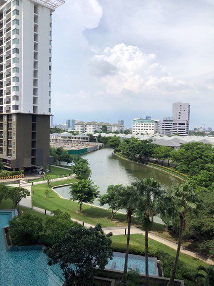 ให้เช่าคอนโด-1-ห้องนอน-บรรยากาศรีสอร์ท-พร้อมเฟอร์นิเจอร์-เดอะ-พาร์คแลนด์-ศรีนครินทร์-เลคไซด์