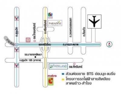 ให้เช่าคอนโด-1-ห้องนอน-บรรยากาศรีสอร์ท-พร้อมเฟอร์นิเจอร์-เดอะ-พาร์คแลนด์-ศรีนครินทร์-เลคไซด์