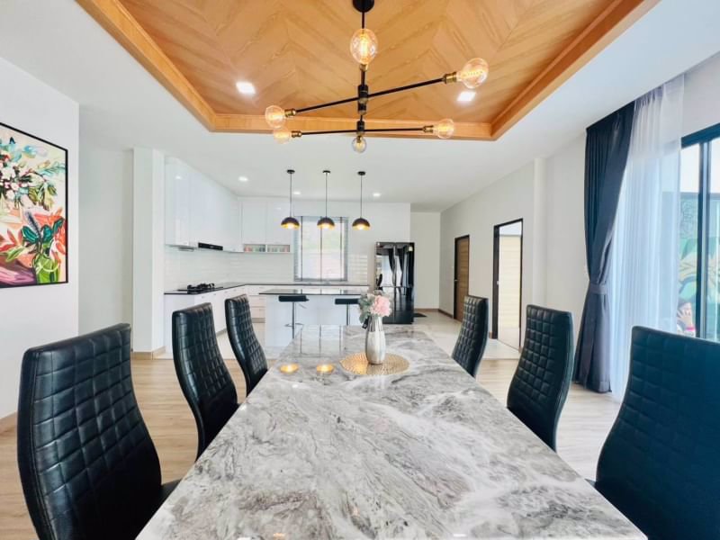 ขายบ้านสร้างใหม่-บ้านหรูพูลวิลล่าหางดง-เชียงใหม่-เดินทางสะดวก