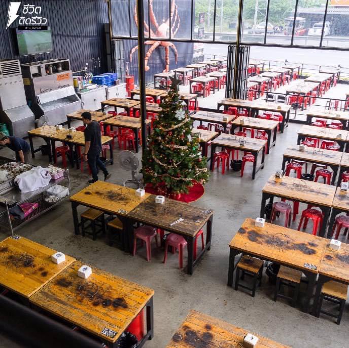 เซ้ง‼️-ร้านบุฟเฟต์-ทะเลเผา-บนถนนเลี่ยงเมืองนนทบุรีฝั่งราชพฤกษ์-ติดซอยบางกร่าง14-นนทบุรี