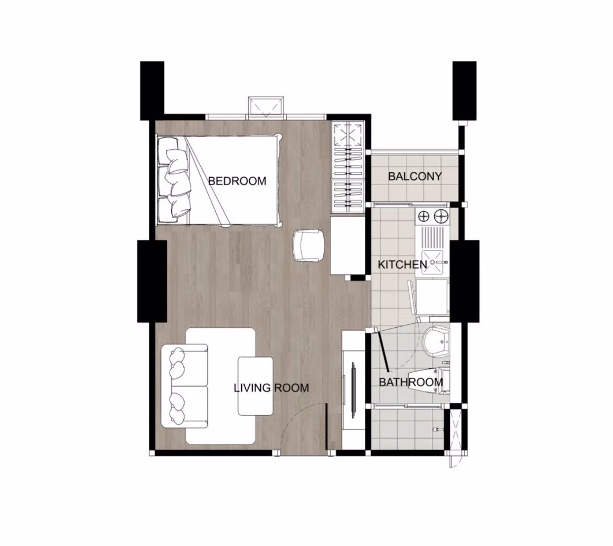 ขายดาวน์-คอนโด-ไรย์-หัวหมาก-rye-huamak-available-foreigner-quota-