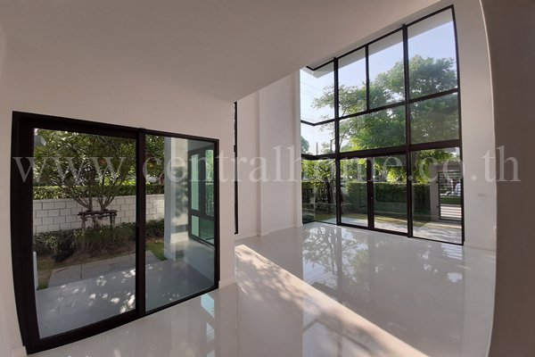 บ้านเดี่ยว-หมู่บ้าน-the-city-รัชดาฯ-วงศ์สว่าง-หลังมุม-ต้นโครงการ