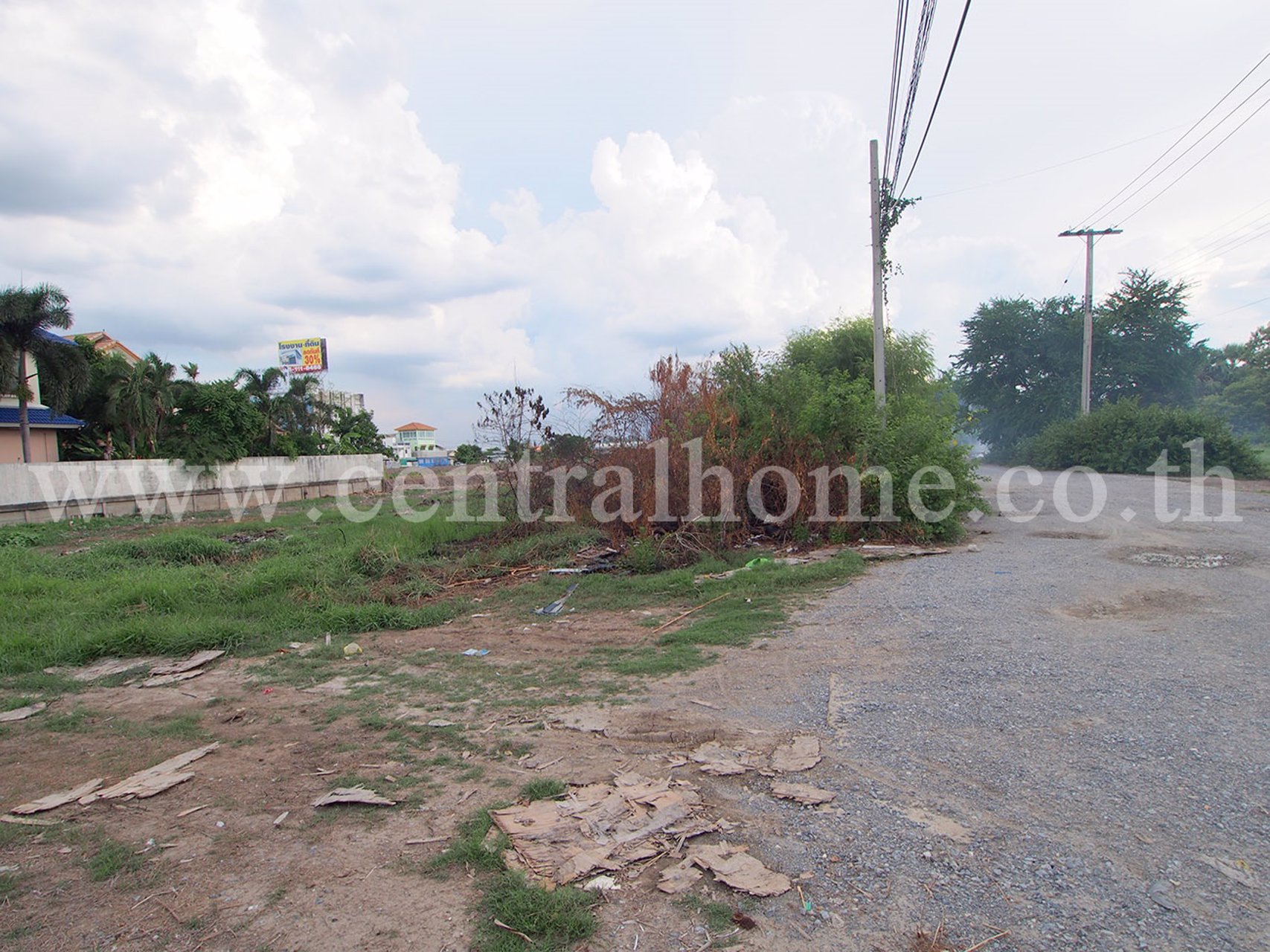 ที่ดิน-600-ตรวา-บางบัวทองใกล้ถนนกาญจนาภิเษก-คลองลำโพ-ซอยติดโชว์รูมฮีโน่