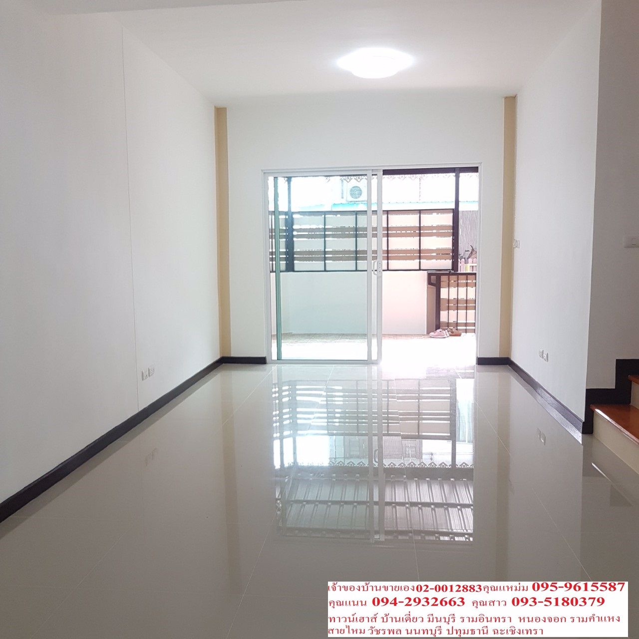 ทาวน์เฮาส์หลังริมเจ้าของขายเองมพฤกษาไพร์ม