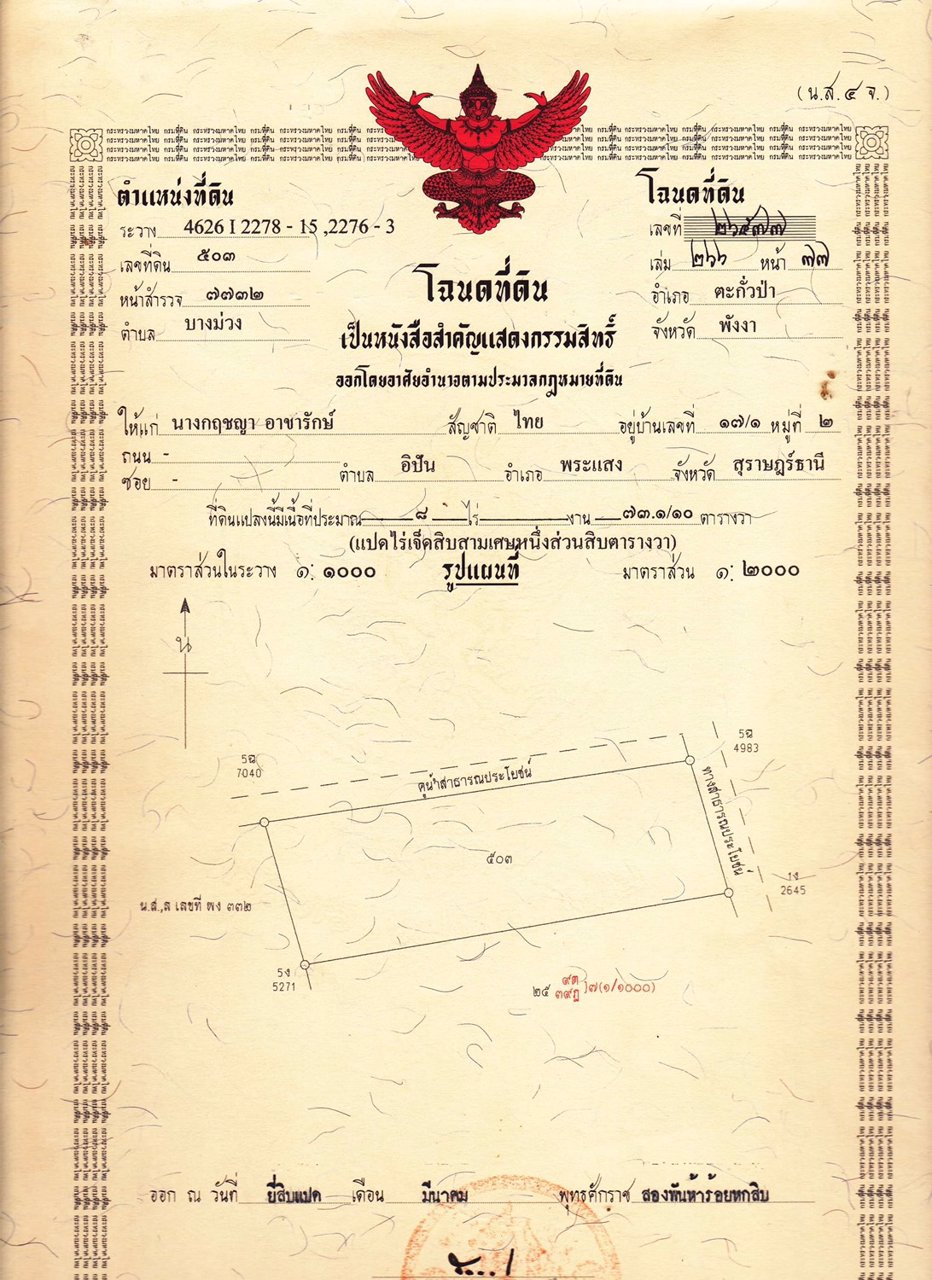 ขายด่วนที่ดินพังงาใกล้-อบตบางม่วงห่างถนนเพชรเกษมเพียง200ม-เนื้อที่-8-ไร่เศษ-ขายราคาพิเศษ