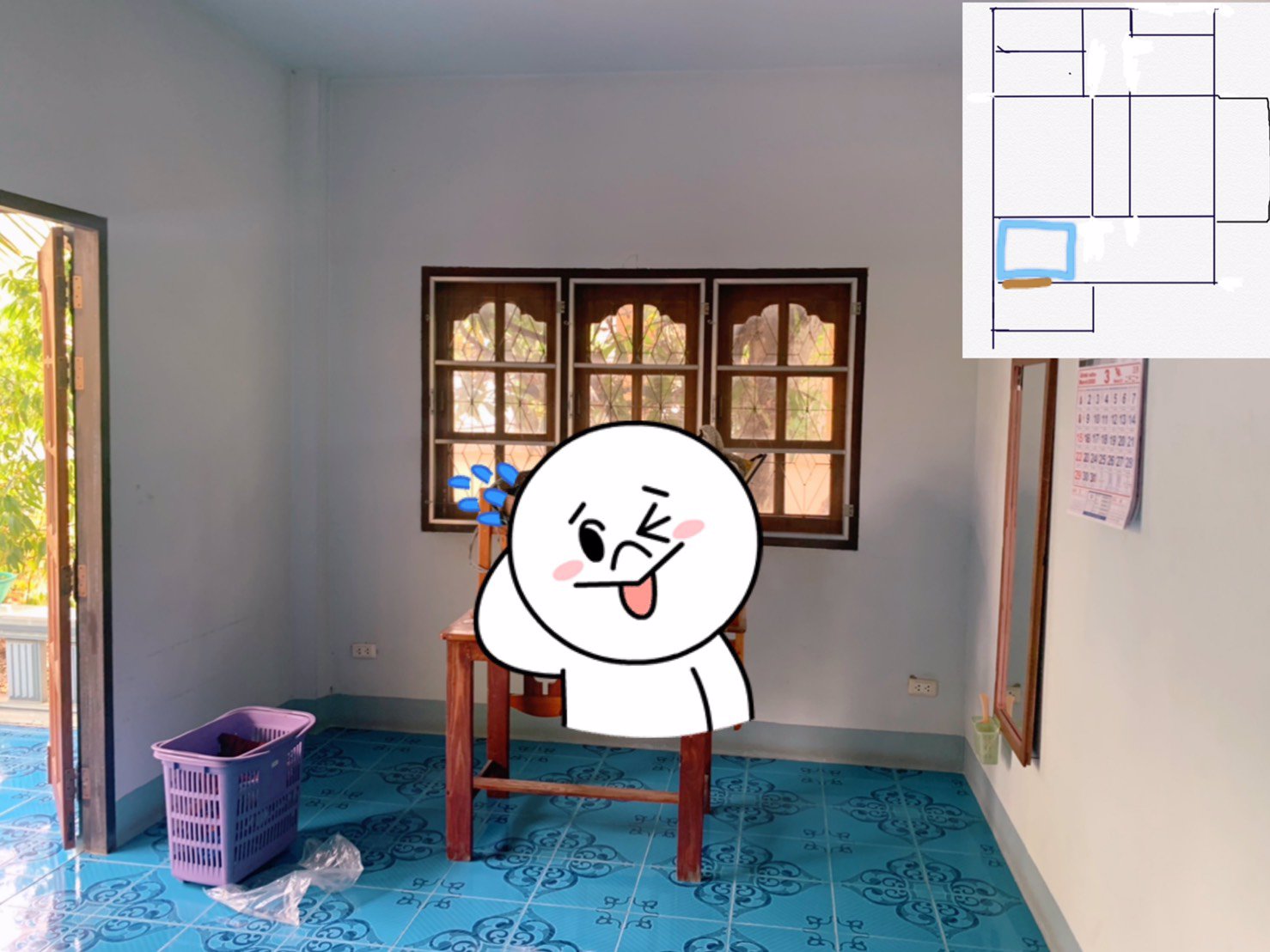 ขายบ้านชั้นเดียว-3490000-บาท-128-ตารางวา-สันทราย-ห่างจากเซ็นทรัลเฟส4-กม