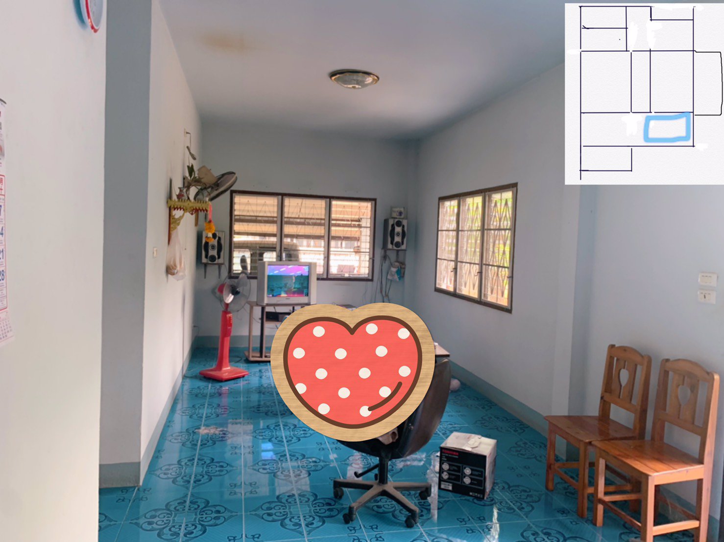 ขายบ้านชั้นเดียว-3490000-บาท-128-ตารางวา-สันทราย-ห่างจากเซ็นทรัลเฟส4-กม