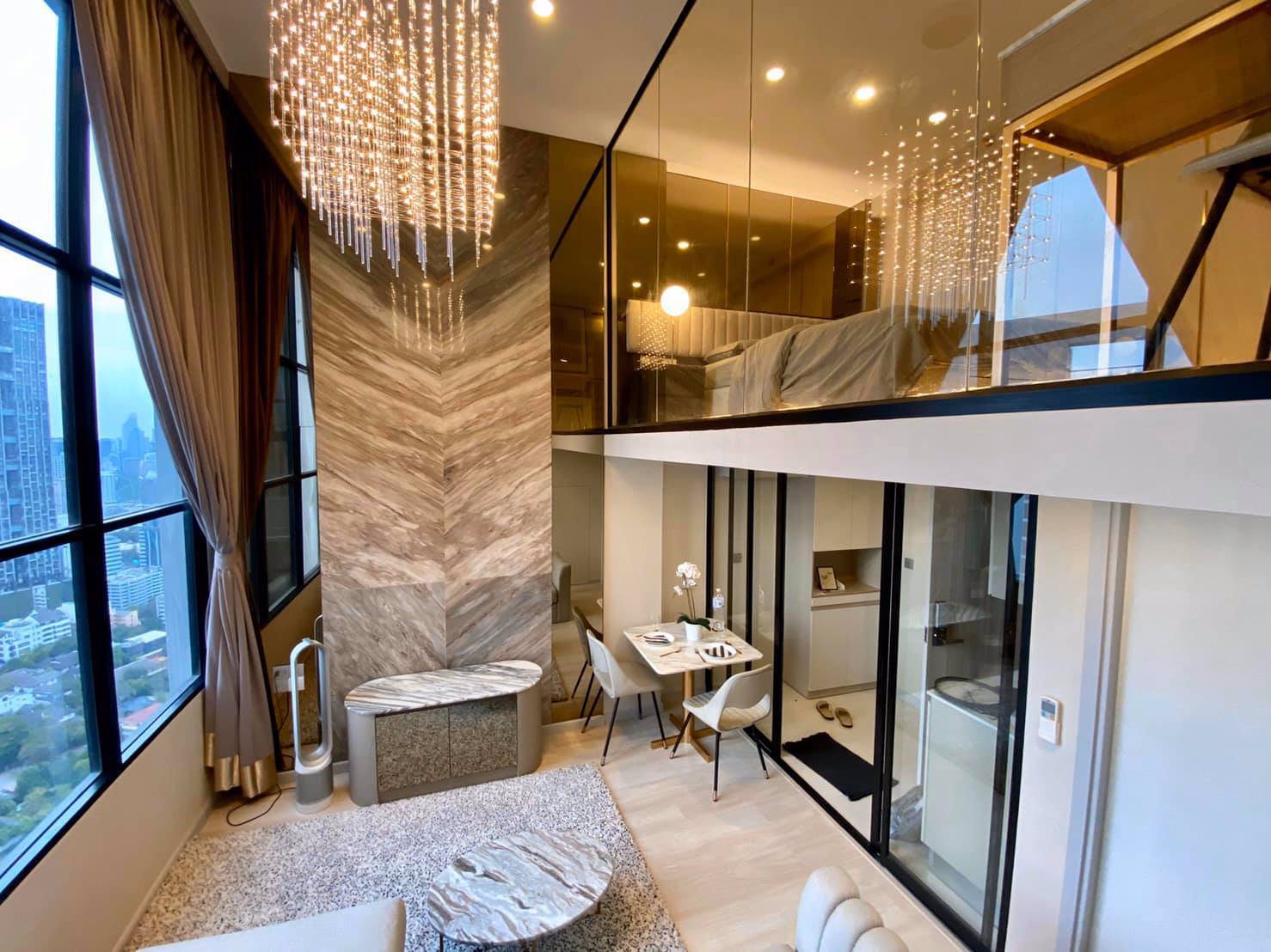 เช่า-knightsbridge-prime-สาทร-duplex-1-bed-fl38-ใกล้-bts-ช่องนนทรี-แต่งสวย-30000-บาท