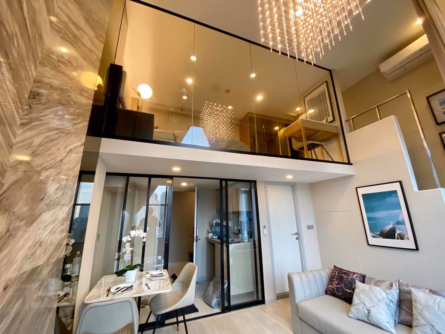 เช่า-knightsbridge-prime-สาทร-duplex-1-bed-fl38-ใกล้-bts-ช่องนนทรี-แต่งสวย-30000-บาท