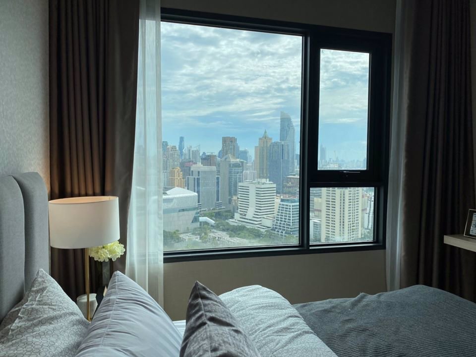 เช่า-life-one-wireless-1-bed-ชั้น-34-ใกล้bts-เพลินจิต-28000-บาท