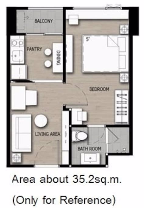 ให้เช่าคอนโด-the-gallery-condominium-1ห้องนอน352ตรม-ใกล้btsแบริ่ง400เมตร-ชั้น20