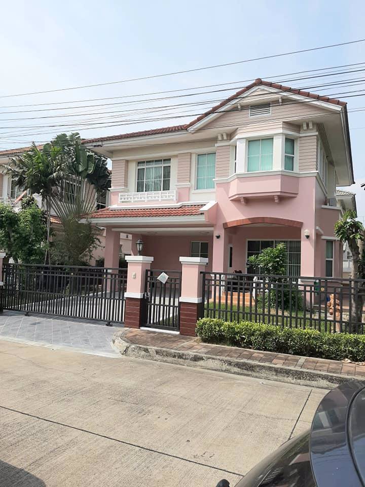 ให้เช่าบ้านเดี่ยว-2-ชั้น-66-ตารางวา-หมู่บ้านนันทวัน-พระราม-5-ตรงข้ามอนุบาลเด่นหล้า