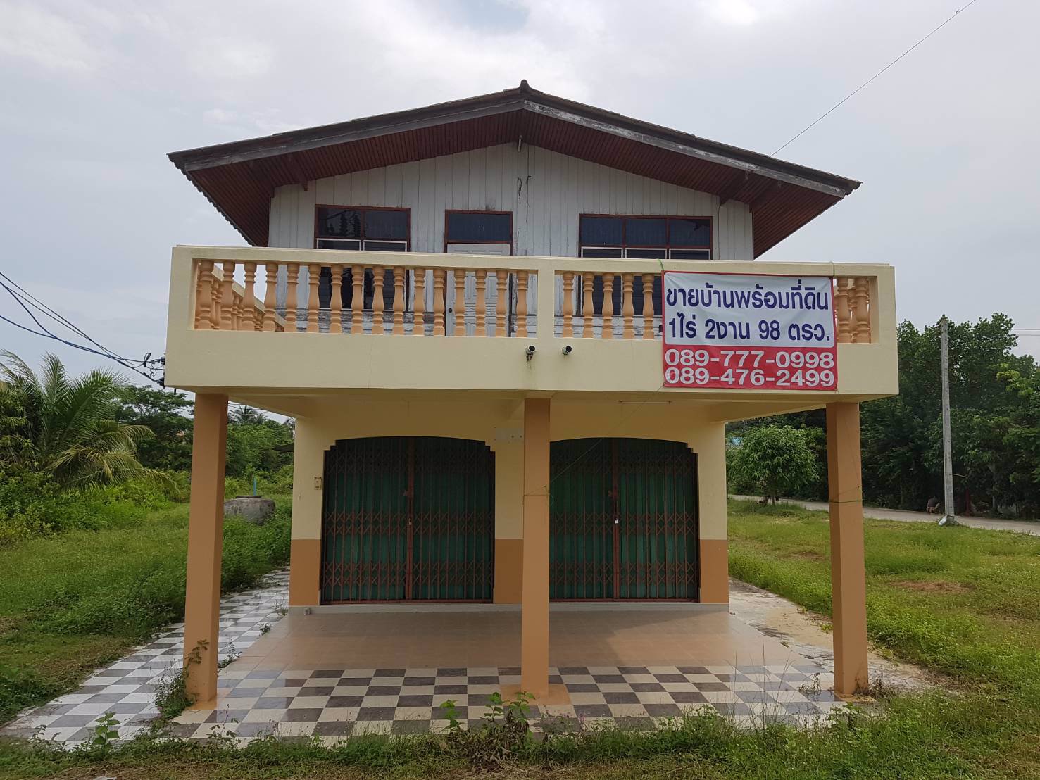 ขาย-หรือ-ให้เช่า-บ้านพร้อมที่ดิน-1-ไร่-2-งาน-98-ตารางวา-สทิงพระ-สงขลา