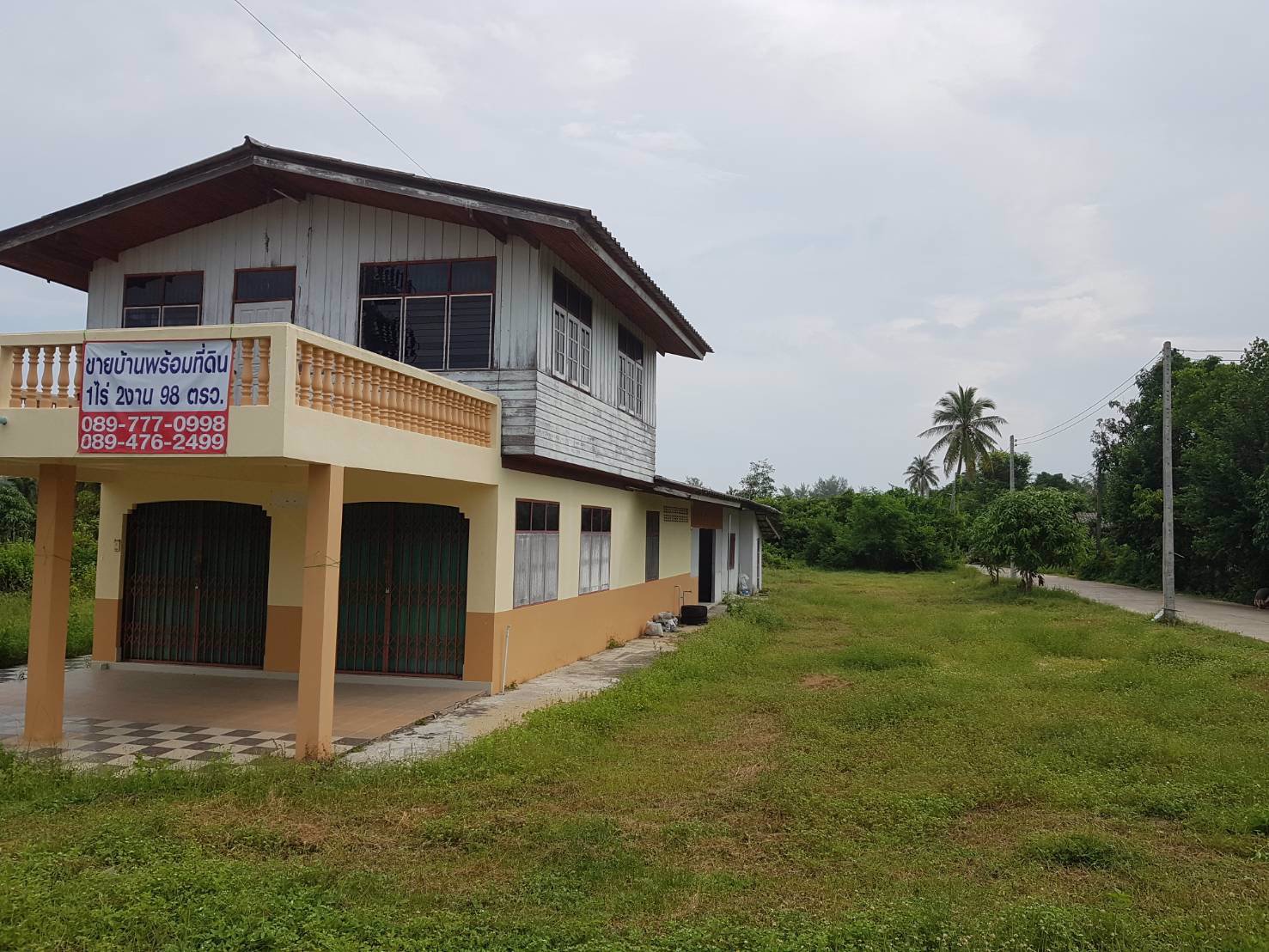 ขาย-หรือ-ให้เช่า-บ้านพร้อมที่ดิน-1-ไร่-2-งาน-98-ตารางวา-สทิงพระ-สงขลา
