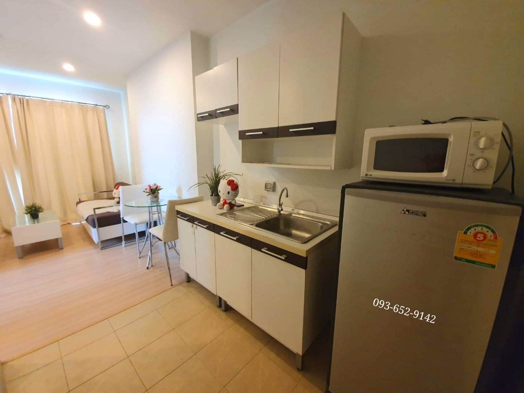 ให้เช่าคอนโด-the-niche-ตากสิน-40-ตรม-8500-ต่อเดือน-ห้องมุม-วิวสวยมาก-ใกล้-bts-วงเวียนใหญ่