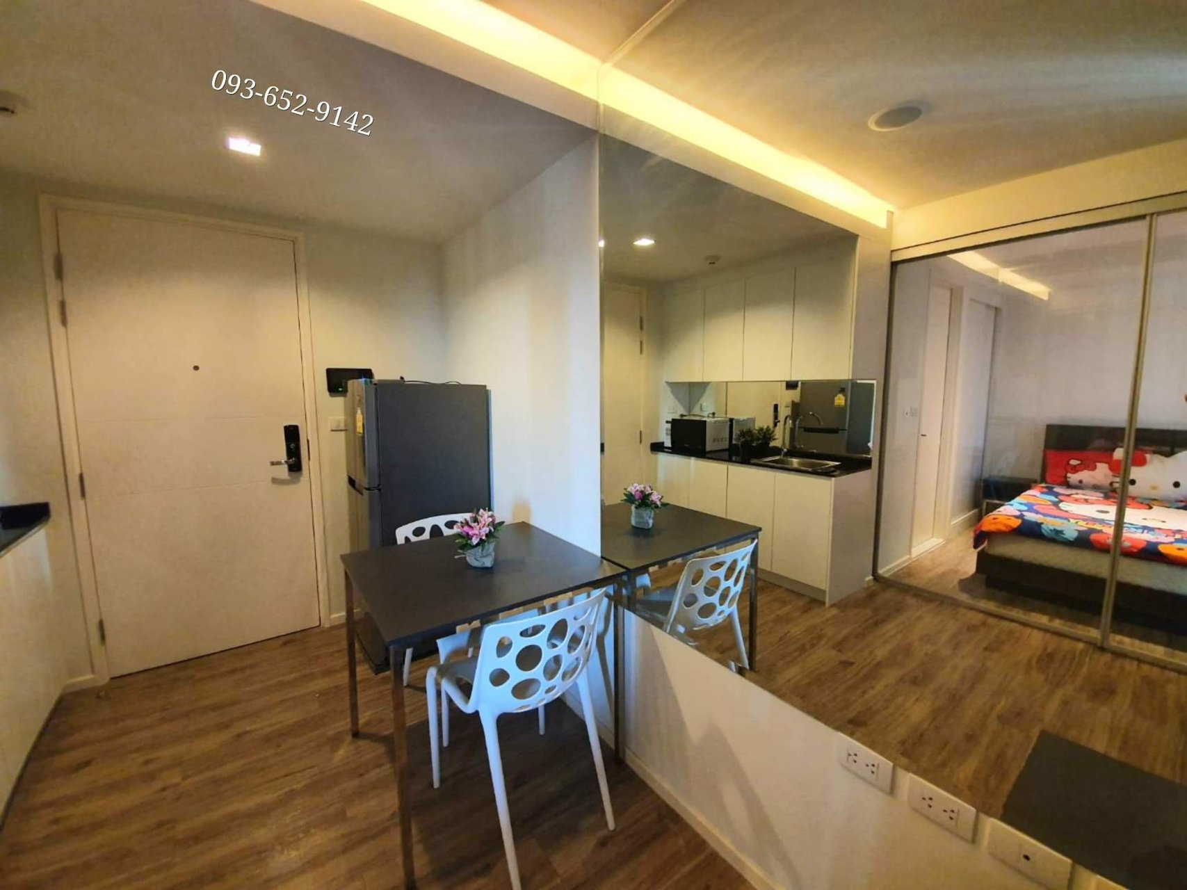 ให้เช่า-parque-พุทธบูชา48-7000-ต่อเดือน-ห้องสวย-มีกระจกแต่งตัวบานใหญ่มาก-ติด-มบางมด