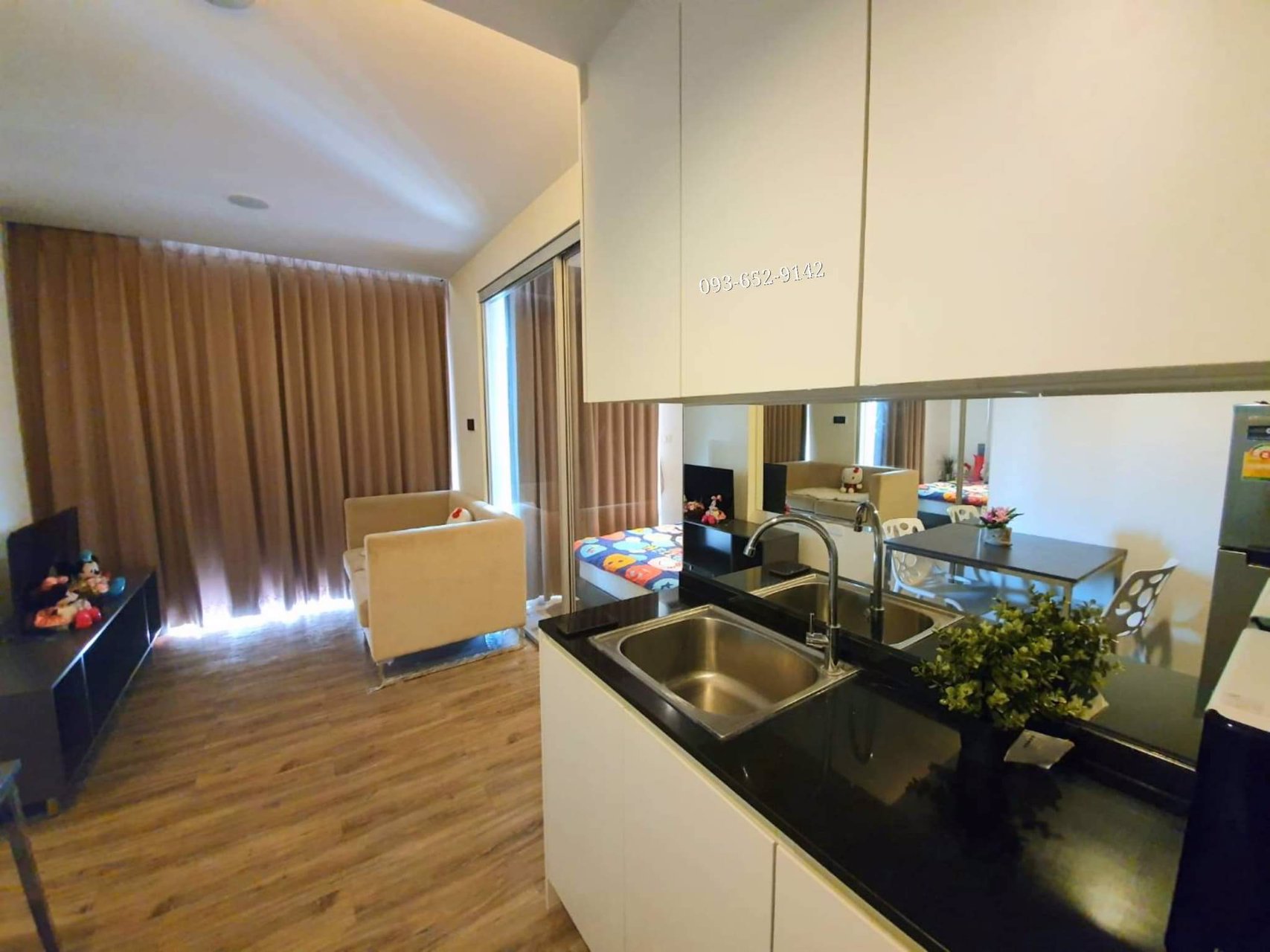 ให้เช่า-parque-พุทธบูชา48-7000-ต่อเดือน-ห้องสวย-มีกระจกแต่งตัวบานใหญ่มาก-ติด-มบางมด