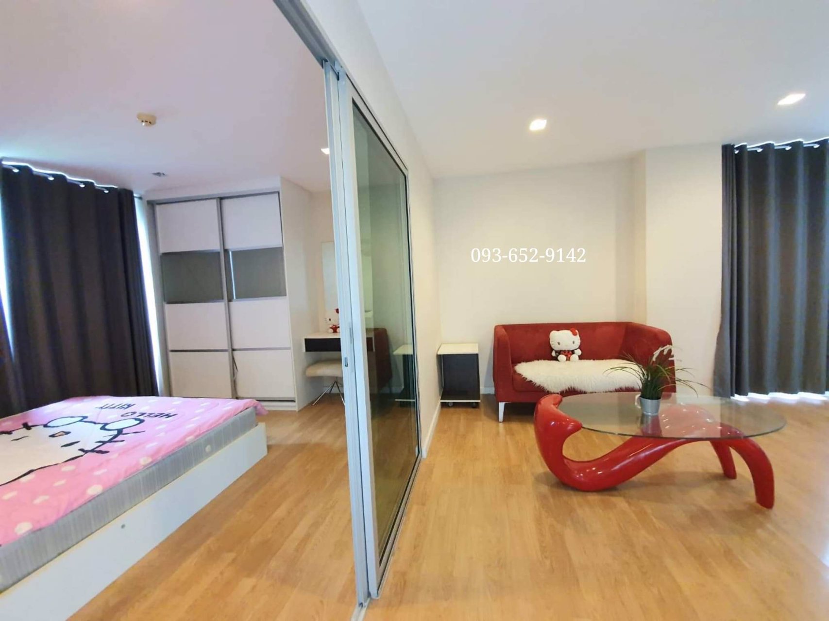 ให้เช่าคอนโด-casa-รัชดา-ท่าพระ-45-ตรม-9500-ต่อเดือน-ห้องสวยมาก-ติด-bts-ตลาดพลู