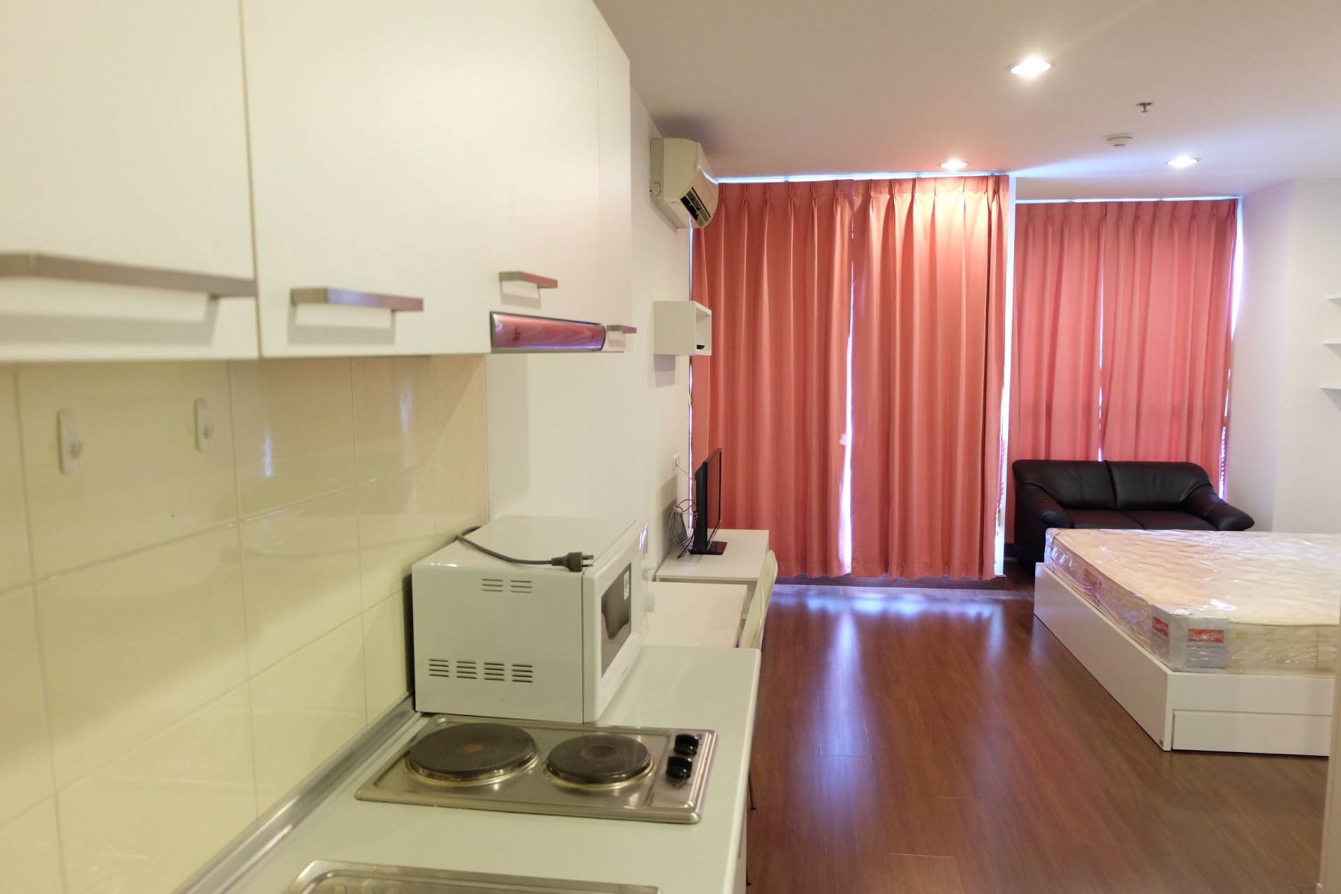 ให้เช่าคอนโด-ไลฟ์-แอด-บีทีเอส-ท่าพระ-แต่งสวย-เฟอร์ครบเซ็ต-condo-for-rent-life-bts-thapra