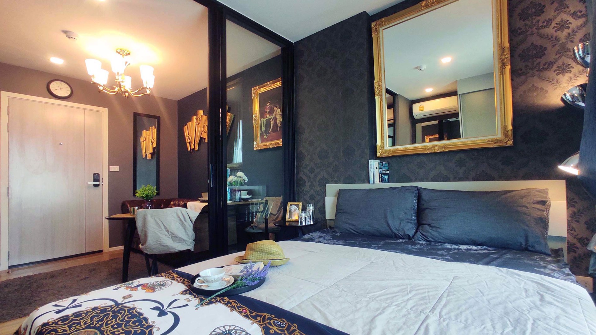 ตกแต่งสไตล์ยุโรป-ให้เช่าคอนโดเคนซิงตัน-แหลงฉบัง-ศรีราชา-แต่งครบ-พร้อมอยู่